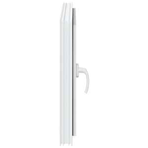 Okeno do suterénu RISOR 80 x 50 cm PVC a sklo Bílá - obrázek 5