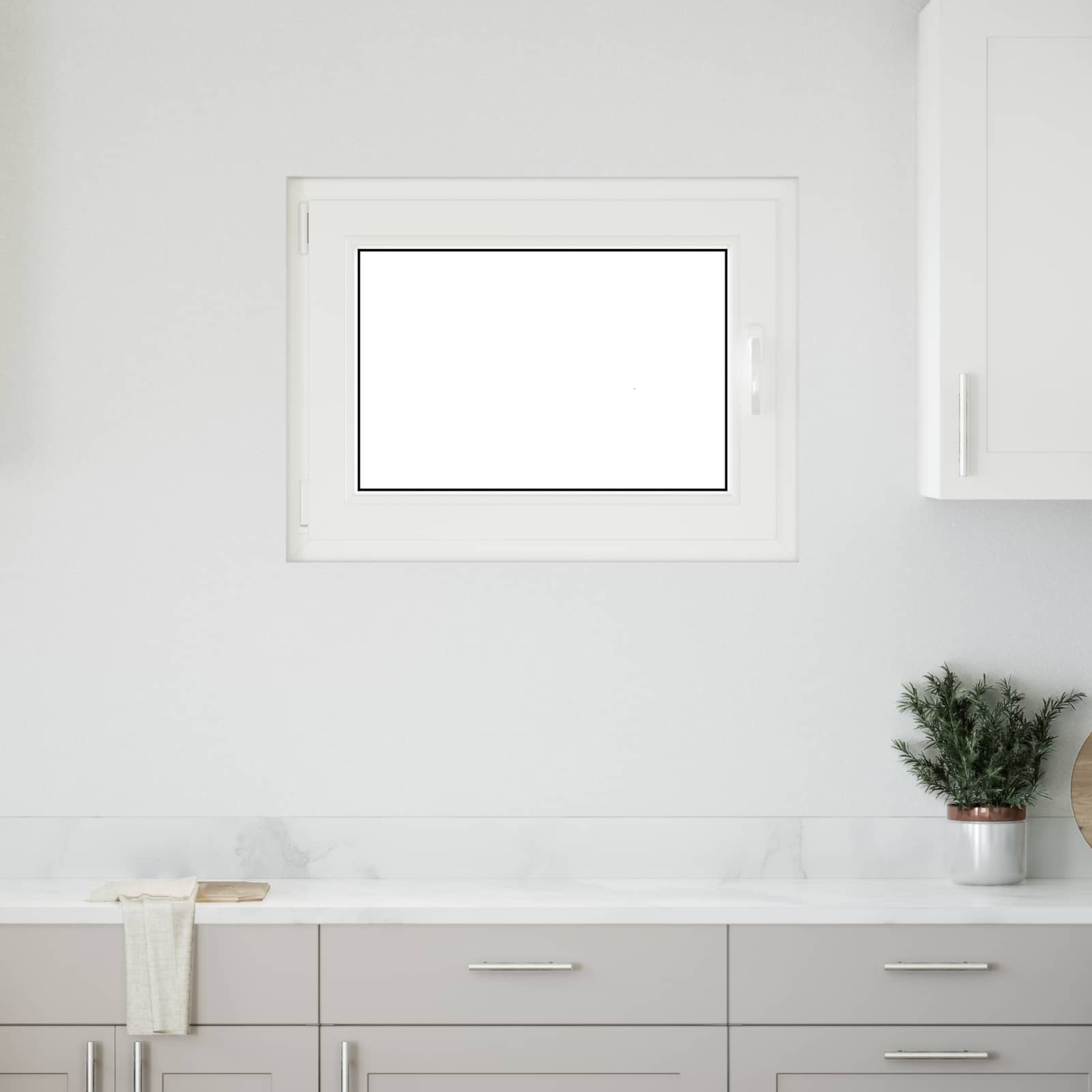 vidaXL Kellari-ikkuna RISOR 80 x 70 cm PVC ja lasi