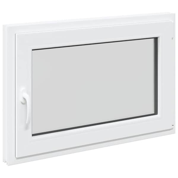 vidaXL Kald- ja p&ouml;&ouml;ratav keldriaken RISOR 90 x 70 cm PVC ja klaas
