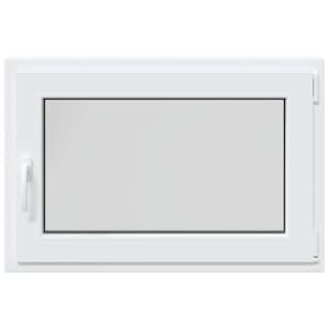 Okeno do suterénu RISOR 90 x 70 cm PVC a sklo Bílá - obrázek 4