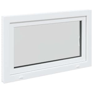 Okeno do suterénu RISOR 100 x 60 cm PVC a sklo Bílá - obrázek 6