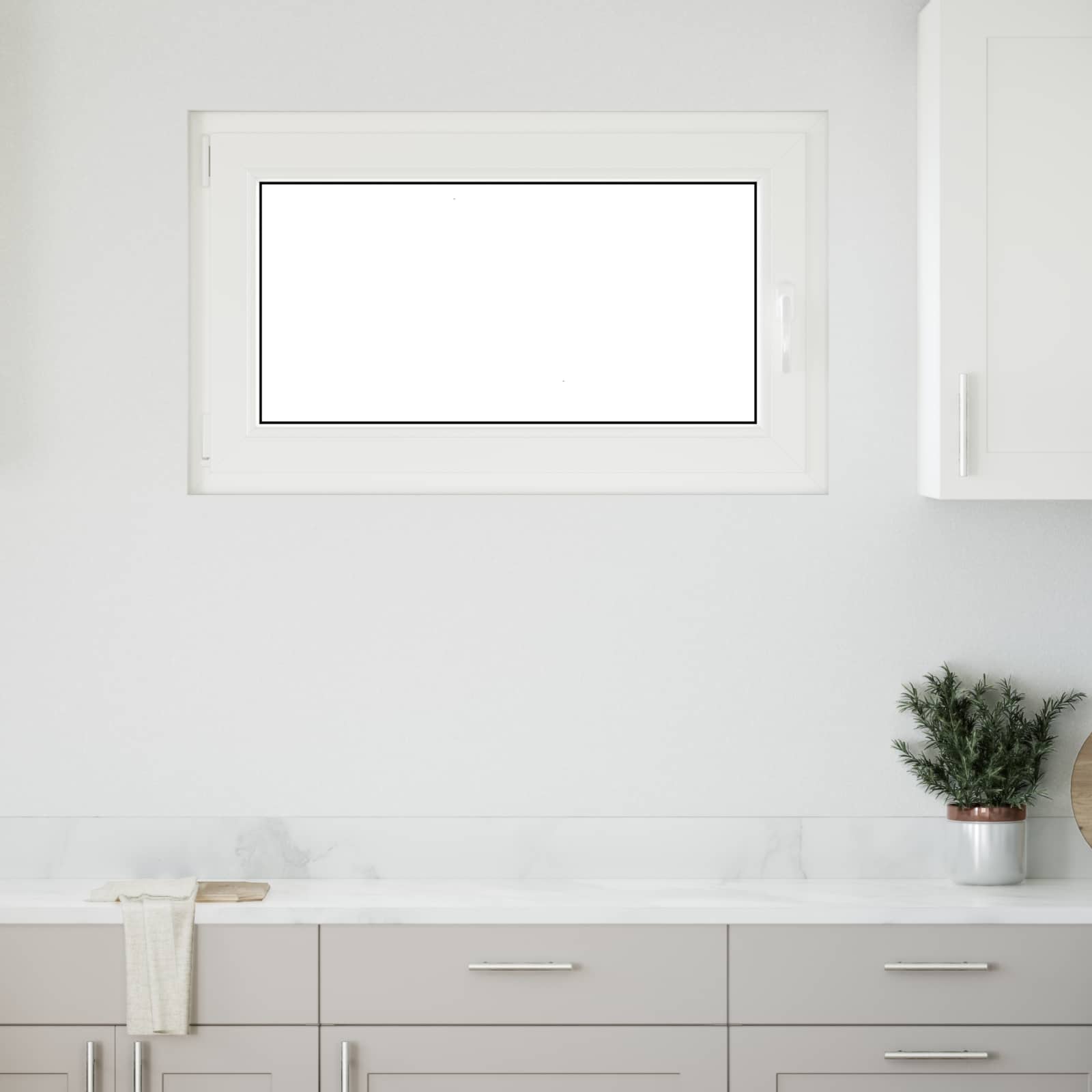vidaXL Kellari-ikkuna RISOR 100 x 60 cm PVC ja lasi