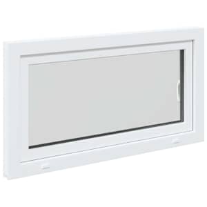 Okeno do suterénu RISOR 110 x 60 cm PVC a sklo Bílá - obrázek 6