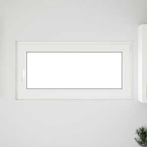 Okeno do suterénu RISOR 120 x 60 cm PVC a sklo Bílá - obrázek 3
