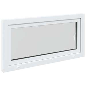Okeno do suterénu RISOR 120 x 60 cm PVC a sklo Bílá - obrázek 6