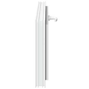 Okeno do suterénu RISOR 90 x 40 cm PVC a sklo Bílá - obrázek 5