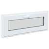 vidaXL Keldriakendus RISOR 100 x 40 cm PVC ja selge sile klaas