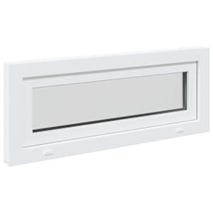 Okeno do suterénu RISOR 100 x 40 cm PVC a sklo Bílá - obrázek 6