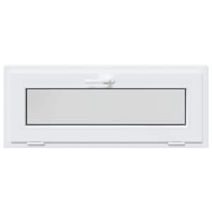 Okeno do suterénu RISOR 100 x 40 cm PVC a sklo Bílá - obrázek 4