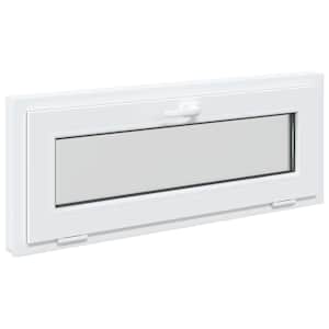 vidaXL Keldriakendus RISOR 110 x 40 cm PVC ja klaas