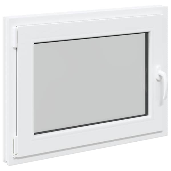 vidaXL Kald- ja p&ouml;&ouml;ratav keldriaken RISOR 90 x 60 cm PVC ja klaas