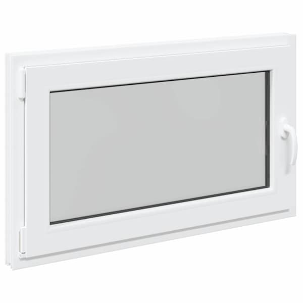vidaXL Kald- ja p&ouml;&ouml;ratav keldriaken RISOR 100 x 60 cm PVC ja klaas