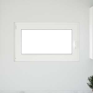 Okeno do suterénu RISOR 100 x 70 cm PVC a sklo Bílá - obrázek 3