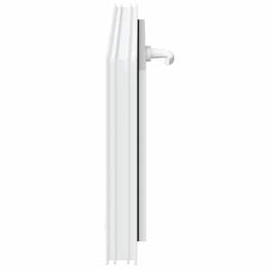Okeno do suterénu RISOR 80 x 40 cm PVC a sklo Bílá - obrázek 5