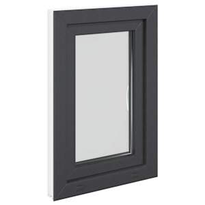 Okeno do suterénu RISOR 50 x 75 cm PVC a sklo Antracitová - obrázek 6