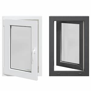 vidaXL Keldri akna sisemus v&auml;rv valge RISOR 50 x 75 cm