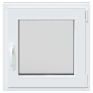 Okeno do suterénu RISOR 60 x 60 cm PVC a sklo Antracitová - obrázek 4