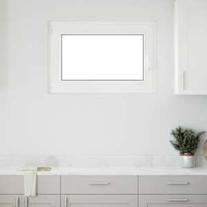 Okeno do suterénu RISOR 90 x 70 cm PVC a sklo Antracitová - obrázek 3