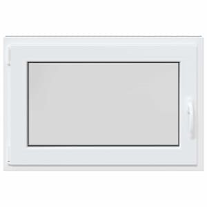 Okeno do suterénu RISOR 90 x 70 cm PVC a sklo Antracitová - obrázek 4