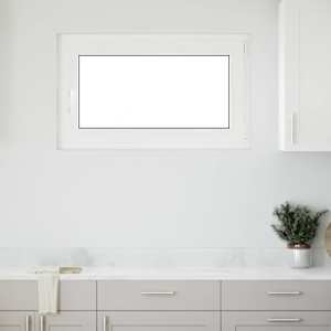 Okeno do suterénu RISOR 100 x 70 cm PVC a sklo Antracitová - obrázek 3