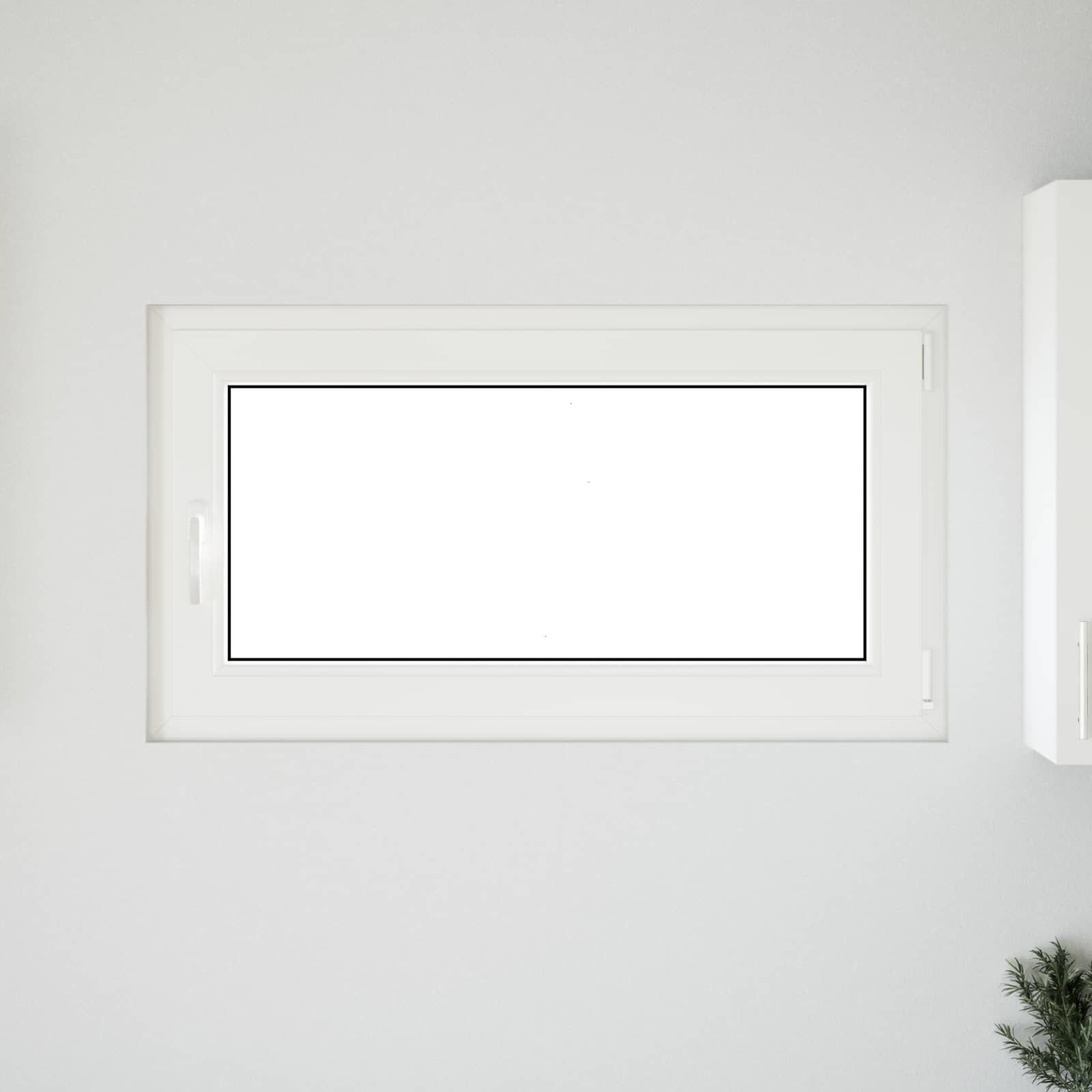 Okeno do suterénu RISOR 110 x 60 cm PVC a sklo Antracitová - obrázek 3