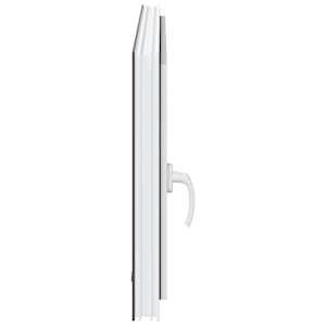 Okeno do suterénu RISOR 110 x 60 cm PVC a sklo Antracitová - obrázek 5