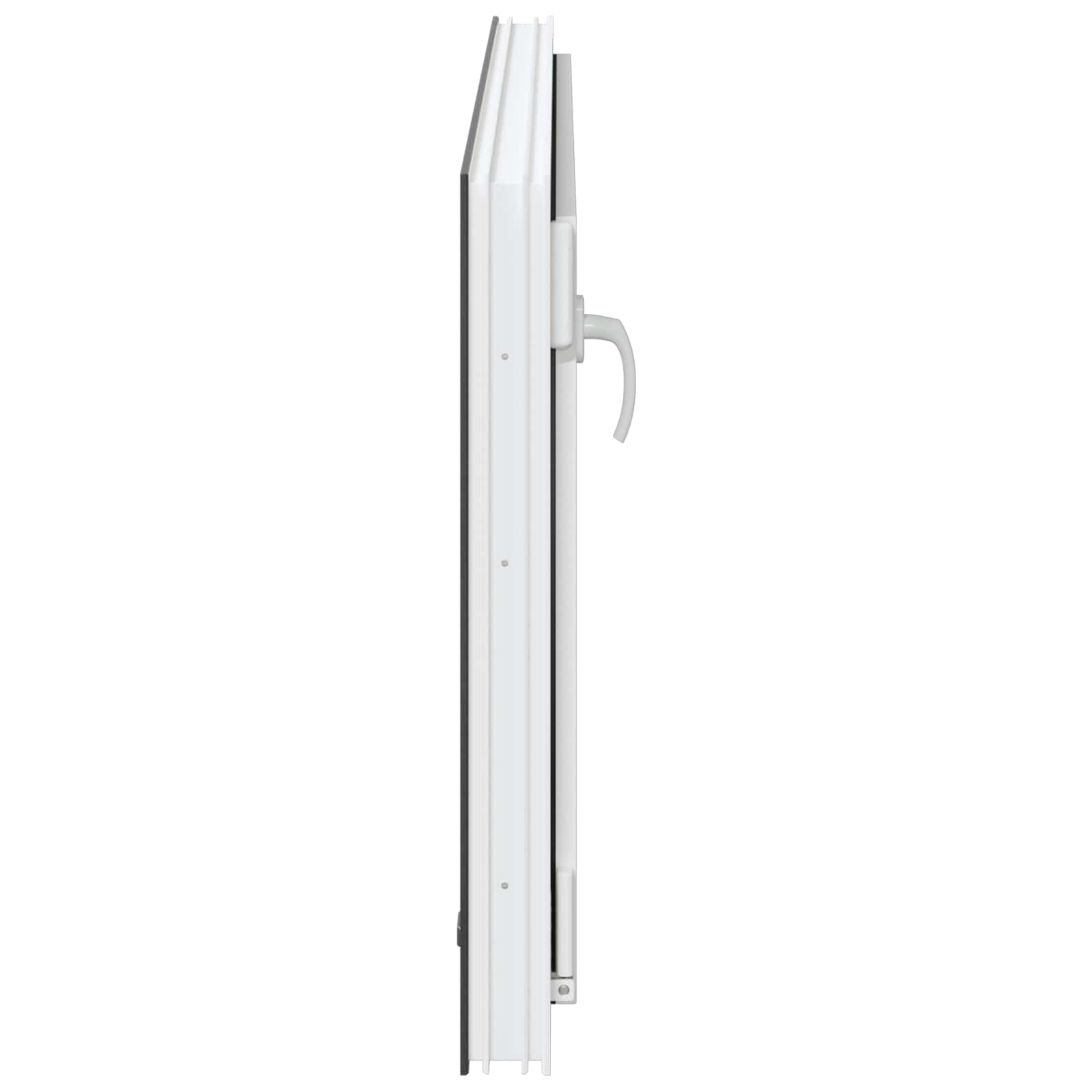 Okeno do suterénu RISOR 110 x 60 cm PVC a sklo Antracitová - obrázek 4