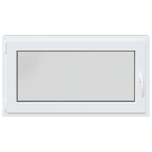 Okeno do suterénu RISOR 110 x 70 cm PVC a sklo Antracitová - obrázek 3