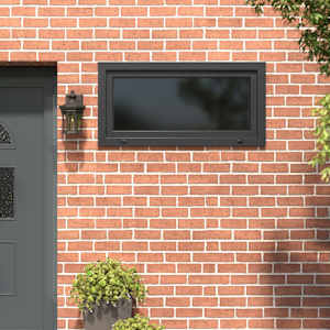 Okeno do suterénu RISOR 120 x 60 cm PVC a sklo Antracitová - obrázek 1