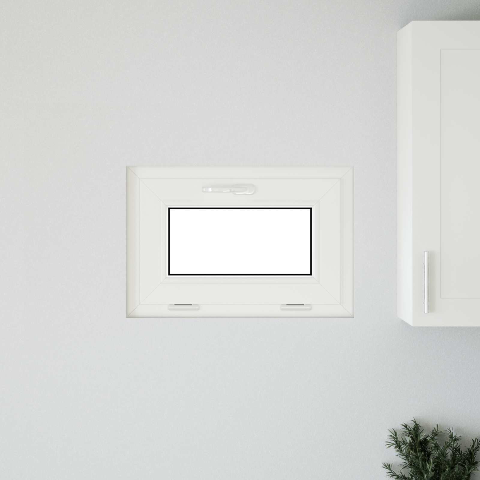 Okno za klet RISOR 60 x 40 cm PVC in steklo Antracit - slika 3