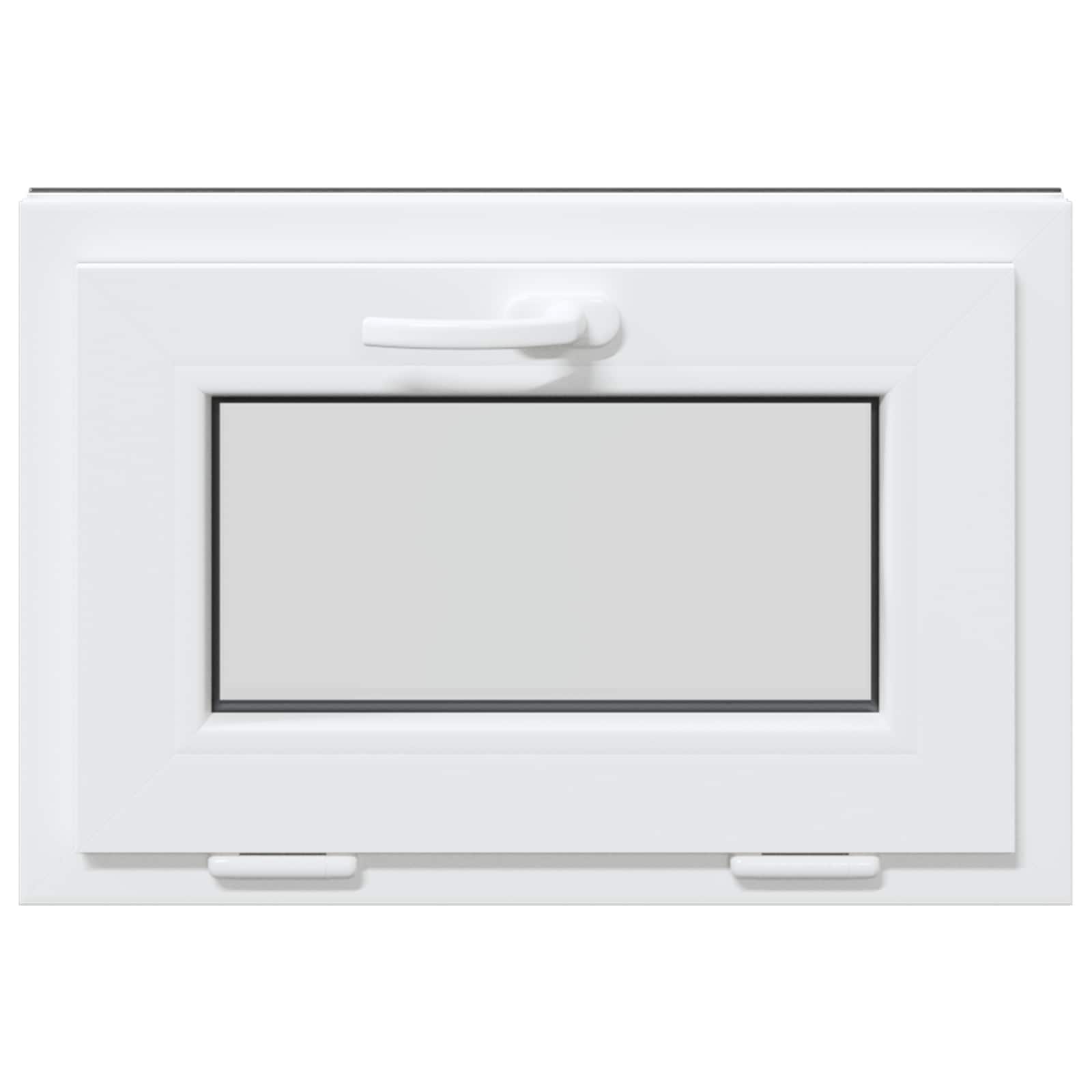 Okno za klet RISOR 60 x 40 cm PVC in steklo Antracit - slika 4