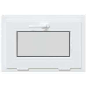 Okeno do suterénu RISOR 60 x 40 cm PVC a sklo Antracitová - obrázek 4