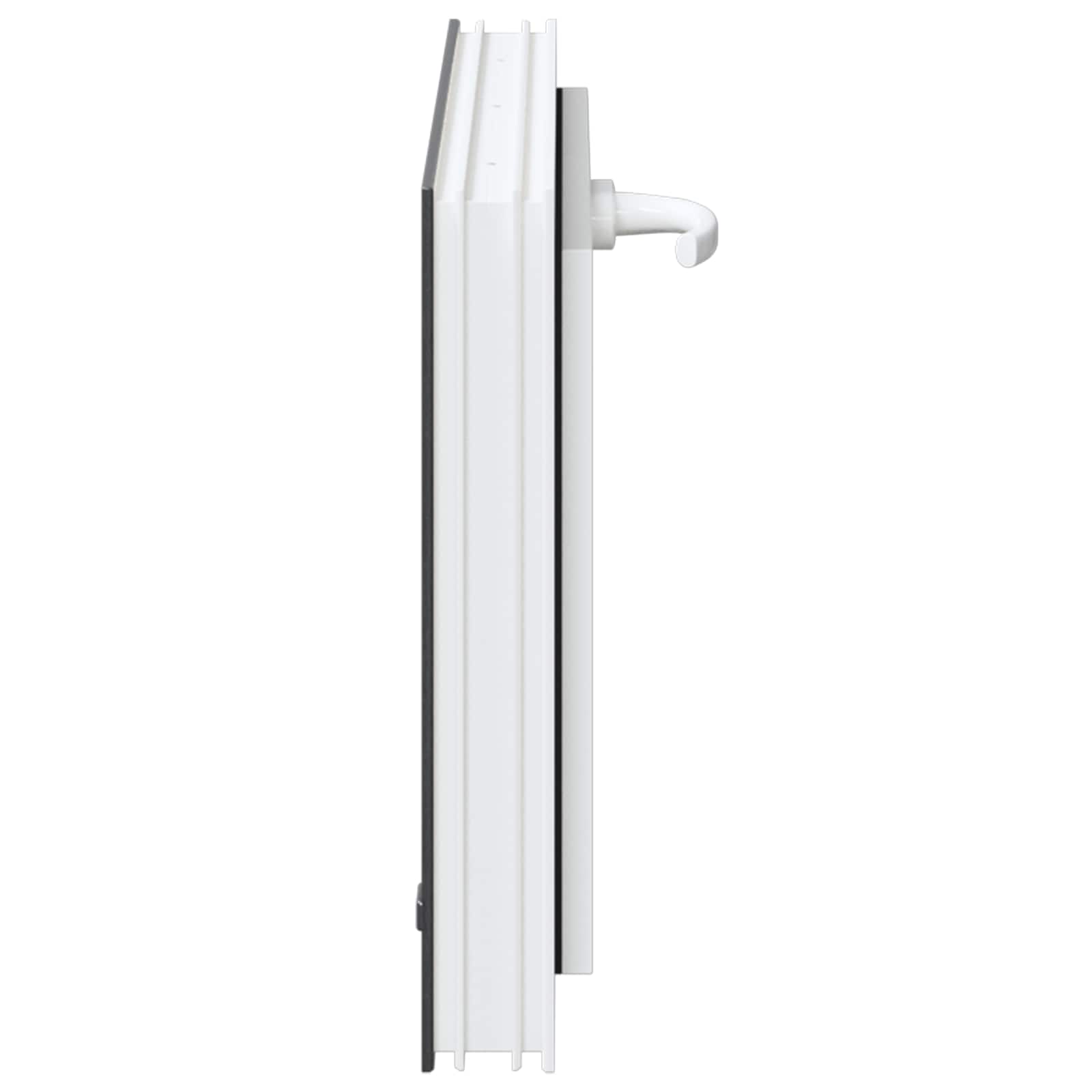 Okno za klet RISOR 60 x 40 cm PVC in steklo Antracit - slika 5
