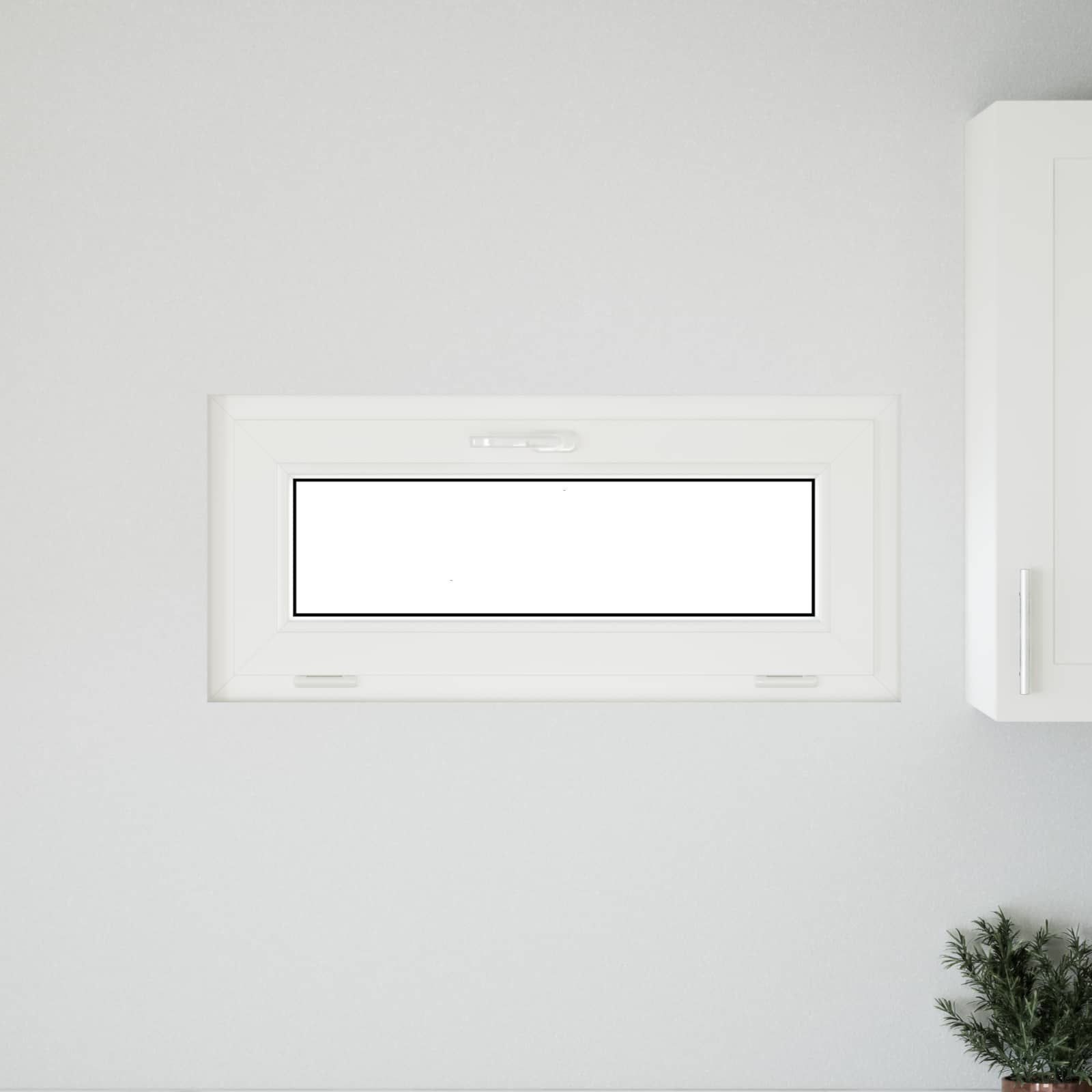 Okno za klet RISOR 90 x 40 cm PVC in steklo Antracit - slika 3
