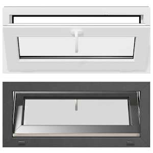 vidaXL Keldriakendus RISOR 90 x 40 cm PVC ja klaas