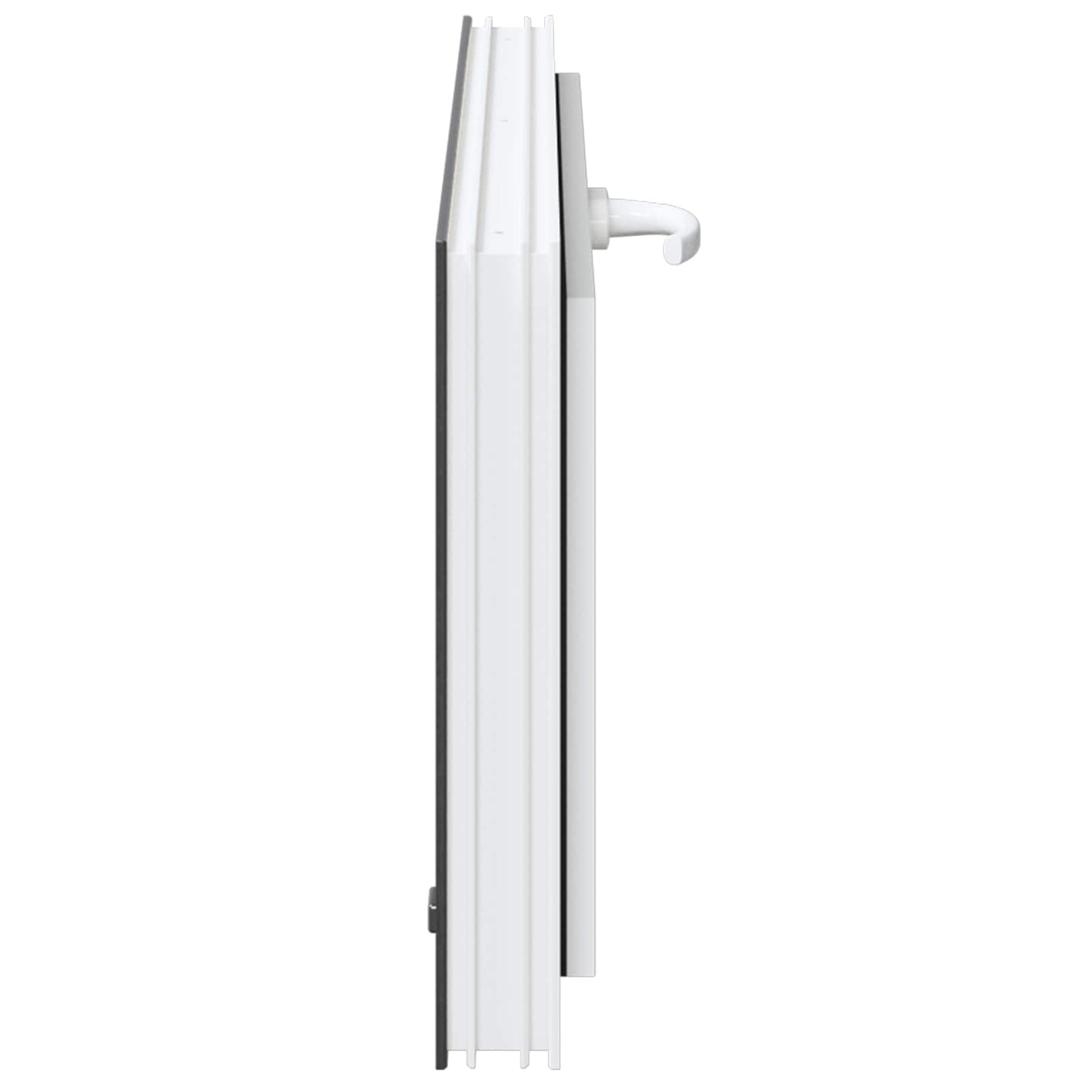 Okno za klet RISOR 90 x 40 cm PVC in steklo Antracit - slika 5