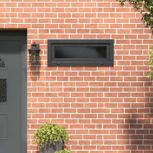 Okeno do suterénu RISOR 100 x 40 cm PVC a sklo Antracitová - obrázek 1