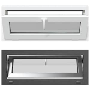 vidaXL Keldriakendus RISOR 100 x 40 cm PVC ja klaas