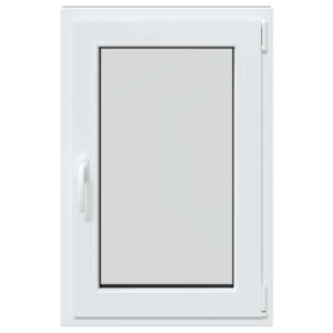 Okeno do suterénu RISOR 60 x 80 cm PVC a sklo Antracitová - obrázek 3