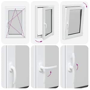 Okeno do suterénu RISOR 60 x 80 cm PVC a sklo Antracitová - obrázek 9