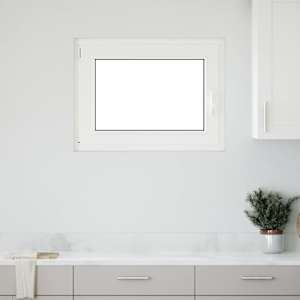 Okno za klet RISOR 80 x 70 cm PVC in steklo Antracit