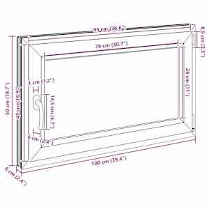 Okeno do suterénu RISOR 100 x 50 cm PVC a sklo Antracitová - obrázek 11