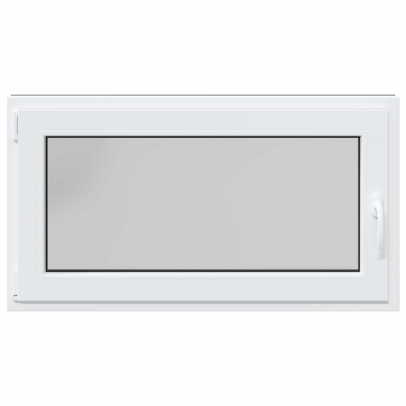 Okeno do suterénu RISOR 110 x 70 cm PVC a sklo Antracitová - obrázek 3