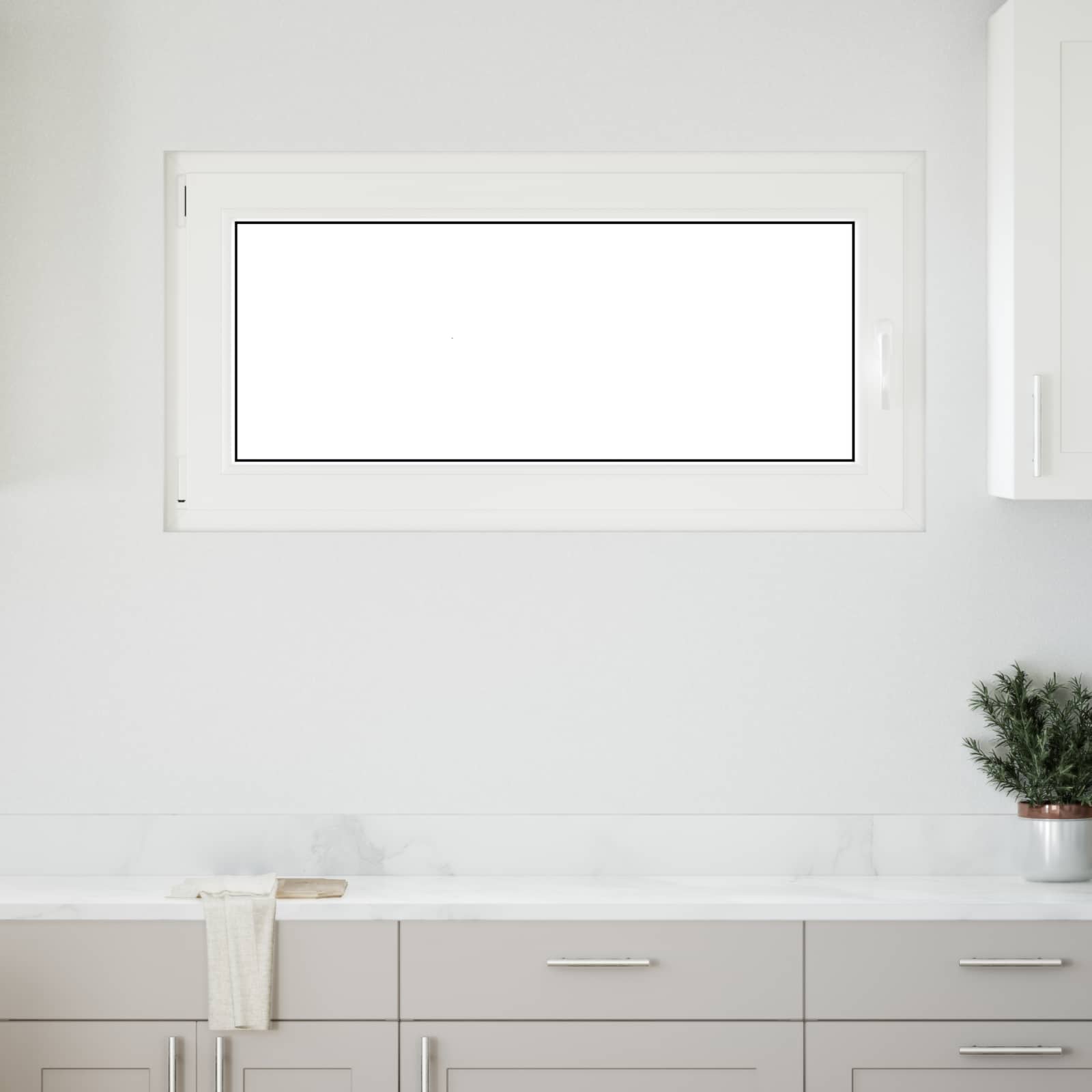 Okno za klet RISOR 120 x 60 cm PVC in steklo Antracit - slika 3