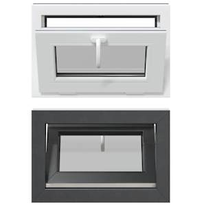 vidaXL Keldriakendus RISOR 60 x 40 cm PVC ja klaas