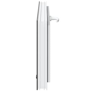 Okeno do suterénu RISOR 90 x 40 cm PVC a sklo Antracitová - obrázek 5