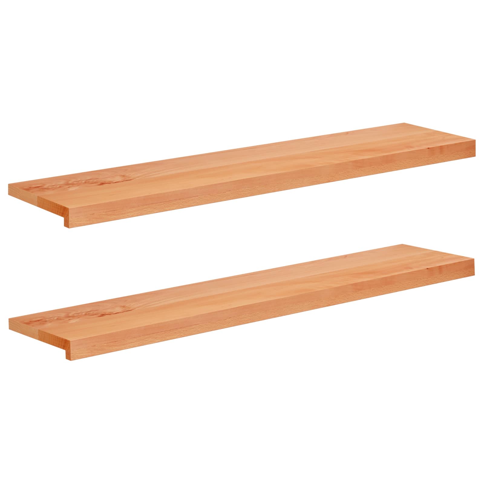 Trapmatten 2 st Lak 110 x 25 x 2 cm Massief beukenhout image 1