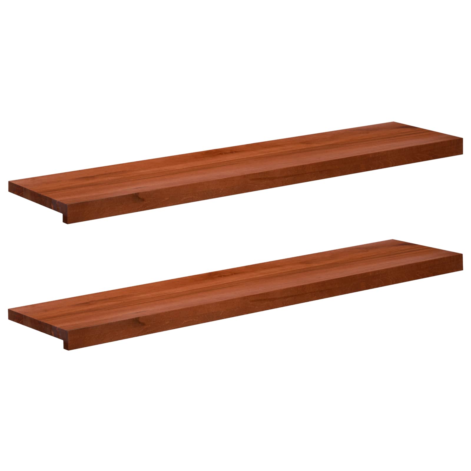 Trapmatten 2 st Bruin 110 x 25 x 2 cm Massief beukenhout image 1