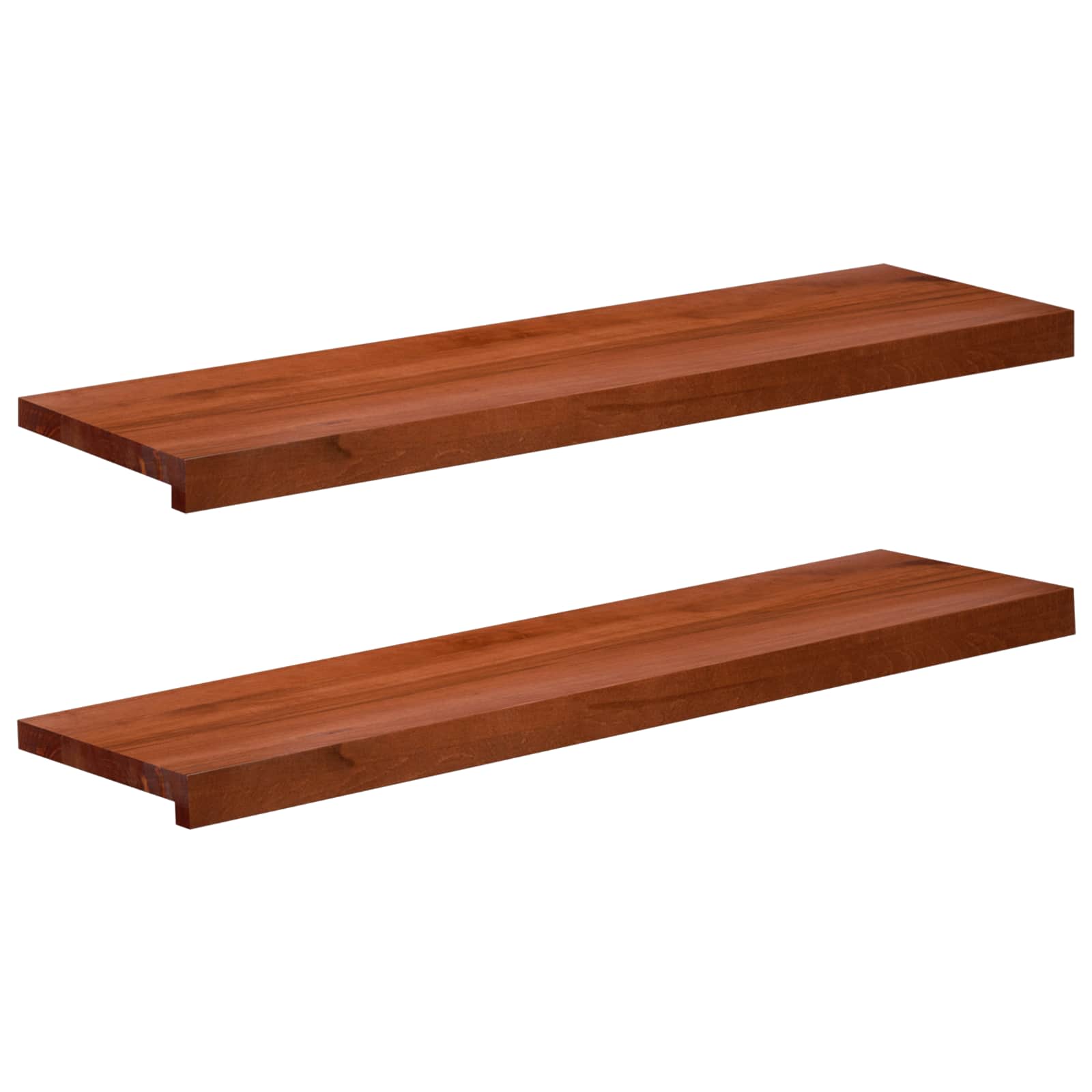 Trapmatten 2 st Bruin 100 x 30 x 2 cm Massief beukenhout image 1