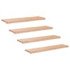 vidaXL Trepiastmed 4 tk 120 x 25 x 2 cm Naturaalne Tugev lepppuu